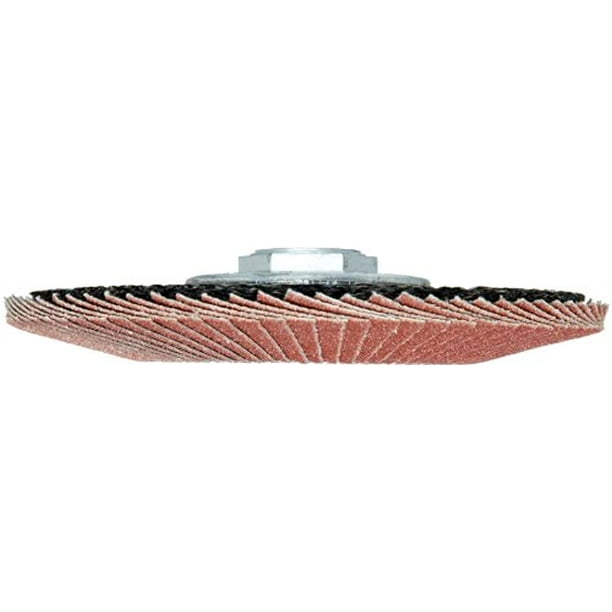 PFERD Polifan SG Abrasive Flap Disc Type 27 60 Grit Aluminum Oxide Phenolic Resin Backing Threaded Hole 5 Dia. Pack of 1 PFERD Polifan SG Abrasive Flap Disc Type 27 60 Grit Aluminum Oxide Phenolic Resin Backing Threaded Hole 5 Dia. Pack of 1
